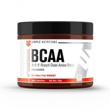 Simple Nutritions BCAA 4:1:1 Unflavoured 250 gr (41 Servis)
